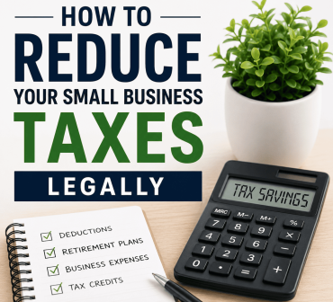 How to Reduce Your Small Business Taxes Legally